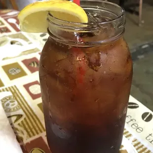 The sweet tea is awesome!