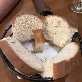 Bread felt and tasted like it had been warmed in the microwave