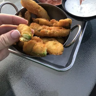 Fried Avocado Tacos