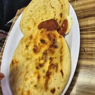 Ricas pupusas de loroco