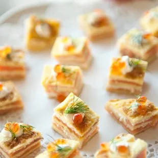 Smoked Salmon &amp; Egg Crepe Torte