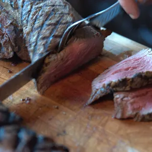 Best locally sourced fillet ever tasted
 Lwong.net
 Larry Wong Photography
 Presidio Log Cabin April 3 205