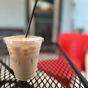 Iced chai latte