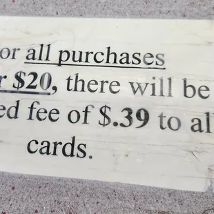 Just an fyi. Cash and cards accepted. (6/10/23)