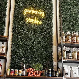 Bar area