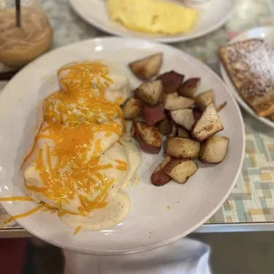 Knife and Fork Breakfast Plate