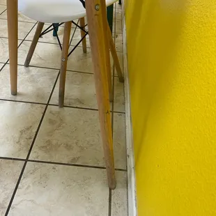 Very dirty inside.