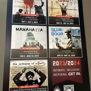 2023/2024 season ~ Born with Teeth | 1984 | Manahatta | Blue Door |The Lifespan of a Fact {11/26/2023}