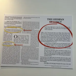 THE LIFESPAN OF A FACT ~ By Jeremy Kareken &amp; David Murrell and Gordon Farrell {7/21/2024}