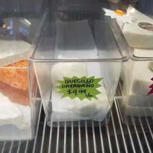 Get the Oaxaqueño (Oaxaca) cheese from here! It&apos;s made in-house and it&apos;s the best I&apos;ve had! $9.99/pound on 6/24/2021