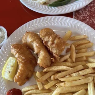 Fish and chips - meatloaf