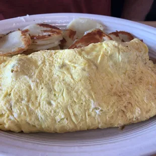 Western omelette with American Fries