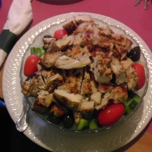 Large Greek chicken salad