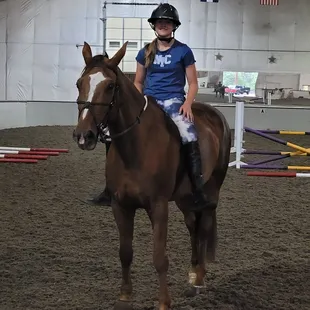 My kid after her lesson!