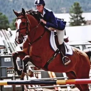 Alexander competing in Estes Park
