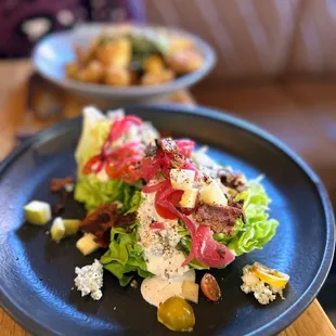 a plate of salad