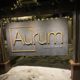 Sign Outside