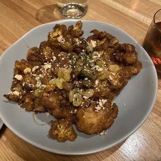 Au  CRISPY CURRIED CAULIFLOWER