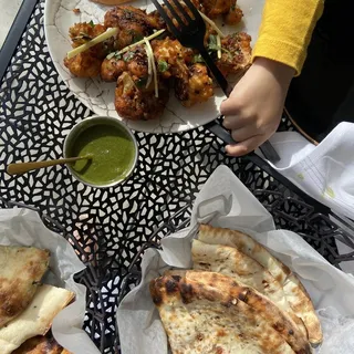 Spinach and Goat Cheese Kulcha