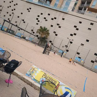 Volleyball courts