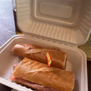 Bocadillo de jamón serrano