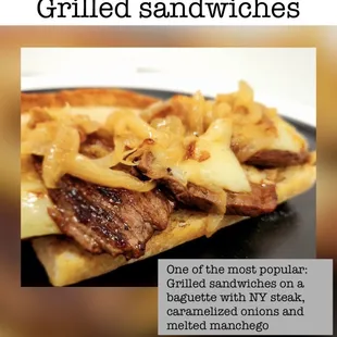 grilled sandwiches on a plate