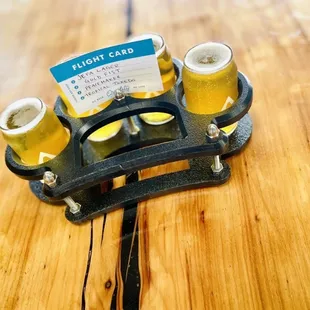 Jefa Lager, Gold Fist, Peacemaker, and Tropical Tuxedo