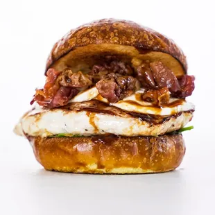 a bacon and egg sandwich