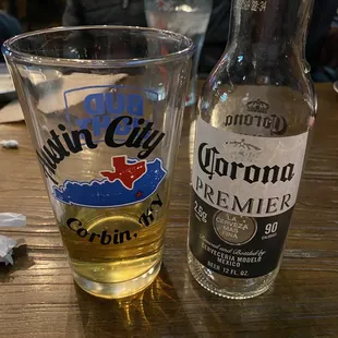 My favorite drink with a cold glass to boot!