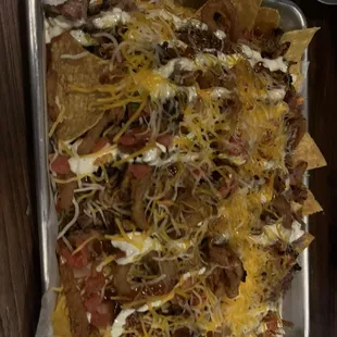 Pulled pork nachos