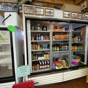 the inside of a grocery store