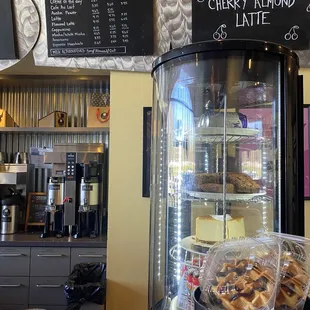 Waffle and half of menu