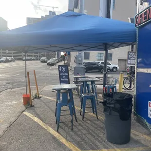 Outdoor seating