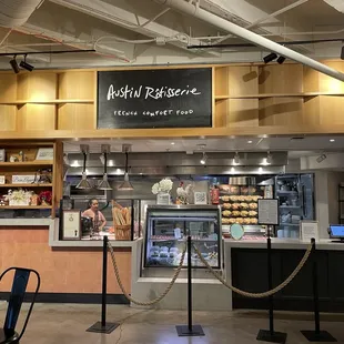 the interior of the restaurant