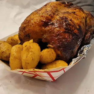 Whole Bird &amp; Potatoes