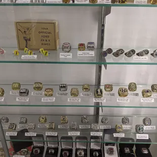 Including Super Bowl rings