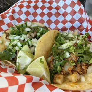One Pastor and one Picadillo both authentic.