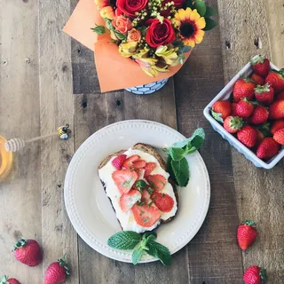Strawberry Ricotta Toast