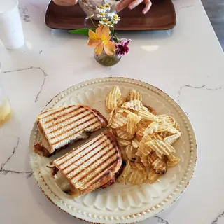 Veggie Stuffed Grilled Cheese