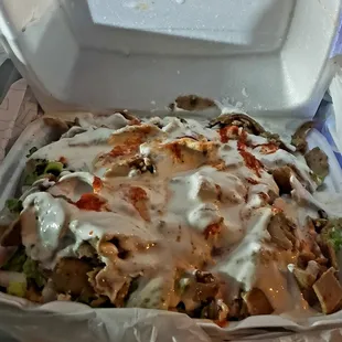 My best gyro over salad in TX.