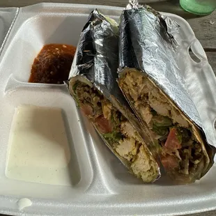 Combo wrap, highly recommend!