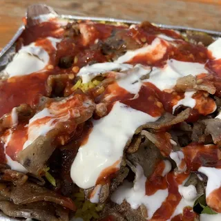 Gyro over Rice Plate