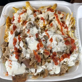 Combo Shawarma over Rice Plate