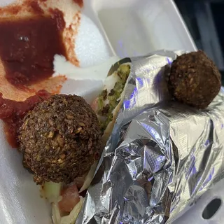 Falafel Shawarma Wrap