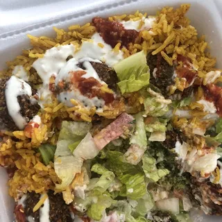 Falafel over Rice