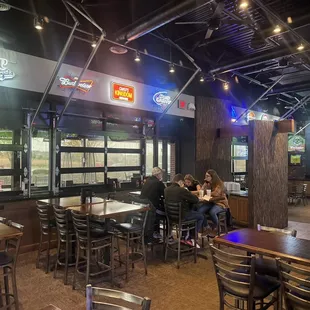 the interior of the restaurant