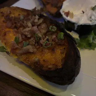 Burnt Potato Skins