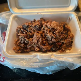 Pound of nummy chopped brisket!