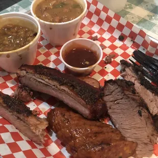 3 Meat Plate with 2 Sides