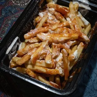 French Fry Soup: too much sauce!!